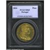 Image 1 : Joao VI Gold Peca 1824, KM364, MS63 PCGS. A lustrous survivor from this final year of type, one of j