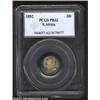 Image 1 : 3 Pence 1892, KM3, PR62 PCGS, deeply toned. An estimated 35-40 pieces were struck according to Kraus