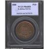 Image 1 : Orange Free State. Pattern Penny in bronze 1888, KM-Pn13, plain shield, PR66 RB PCGS. A very attract