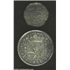 Image 2 : Carlos III 4 Reales 1761S-JV, KM396.2, VF+ toned luster, plus an early 1 Real of Mexico, Mo-F, crude