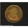 Image 1 : Carlos III Gold 8 Escudos 1779M-PJ, KM409.1, Choice XF-AU, gold and violet toning in the legends.Ex: