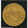 Image 2 : Ferdinand VII Gold 4 Escudos 1819M-GJ, KM484, Fine, weak obverse and may be ex: jewelry. Important n