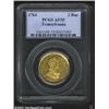 Charles VI Gold 2 Ducat 1764, KM631, AU55 PCGS, a couple of pinscratches above the portrait, otherwi
