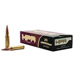 HPR Ammunition 308168BTHP BTHP 308 Win(7.62NATO) 200 Rounds UPC # 818517010418