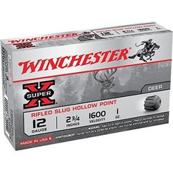 Winchester X12RS15LF Super-X Rifled Lead Free 12ga 2.75" 1 oz Slug 250 Rounds UPC # 20892020368