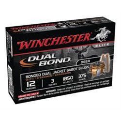 Win SSDB123 Elite Dual Bond 12 ga 3" 375 GR Sabot Slug 100 Rounds UPC # 020892019348