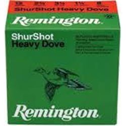 Rem RHD2075 Shurshot Heavy Dove Loads 20 ga 2.75" 1 oz 7.5 Shot 750 Rounds UPC # 047700509006