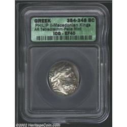 Macedon Kings of. Philip II, 359-336 B.C., AR tetradrachm, Pella Mint (14.29 g). Laureate head of Ze