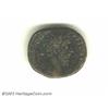 Commodus, 177-192 AD, AE sestertius, (17.7 gm.), Laureate head right/Emperor on platform with office