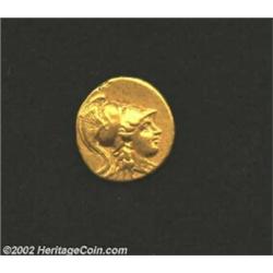 Macedon, Kings of. Alexander the Great, 336-323 B.C., AV stater (8.59 gm.), Helmeted head of Athena.