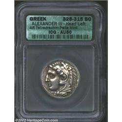 Macedon, Kings of. Alexander the Great, 336-323 BC, AR tetradrachm, Amphipolis Mint, 325-315 BC. Hea