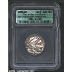 Macedon, Kings of. Alexander the Great, 336-323 BC, AR tetradrachm, Amphipolis Mint, 336-323 BC. Hea