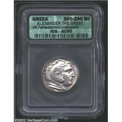 Macedon, Kings of. Alexander the Great, 336-323 BC, AR tetradrachm, Uranopolis Mint, 300-290 BC. Hea