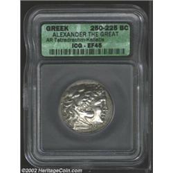 Macedon, Kings of. Alexander the Great, 336-323 BC, AR tetradrachm, Kallatis Mint, 250-225 BC. Head.