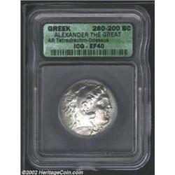 Macedon, Kings of. Alexander the Great, 336-323 BC, AR tetradrachm, Odessos Mint, 280-200 BC. Head o