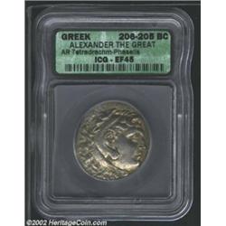 Macedon, Kings of. Alexander the Great, 336-323 BC, AR tetradrachm, Phaselis Mint, 206-205 BC. Head.