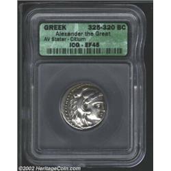 Macedon, Kings of. Alexander the Great, 336-323 BC, AR tetradrachm, Citium Mint, 325-325 BC. Head of