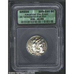 Macedon, Kings of. Alexander the Great, 336-323 BC, AR tetradrachm, Side Mint, 325-320 BC. Head of y