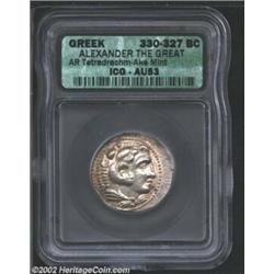 Macedon, Kings of. Alexander the Great, 336-323 BC, AR tetradrachm, Ake Mint, 330-327 BC. Head of yo