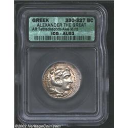 Macedon, Kings of. Alexander the Great, 336-323 BC, AR tetradrachm, Ake Mint, 330-327 BC. Head of yo