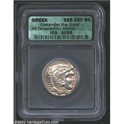 Macedon, Kings of. Alexander the Great, 336-323 BC, AR tetradrachm, Arados Mint, 328-320 BC. Head of