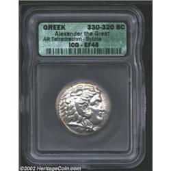 Macedon, Kings of. Alexander the Great, 336-323 BC, AR tetradrachm, Byblos Mint, 330-320 BC. Head of