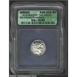 Macedon, Kings of. Alexander the Great, 336-323 BC, AR drachm, Amphipolis Mint, 326-323 BC. Head of.