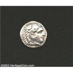 Macedon, Kings of. Alexander the Great, 336-323 BC, AR drachm (4.29 gm.), Miletos mint, Head of youn