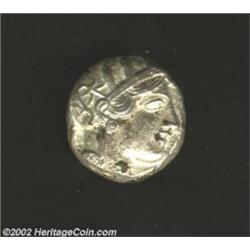 Attica, Athens, 449-413 BC, AR tetradrachm. Helmeted head of Athena/Owl standing facing, SNG Cop 31.