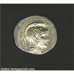 Attica, Athens, Circa 196-186 B.C. AR "New Style" tetradrachm (16.87 gm.), Helmeted head of Athena r