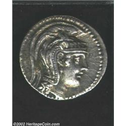 Attica, Athens, Circa 108/07 B.C. AR  New Style  tetradrachm (16.68 gm.), Helmeted head of Athena ri