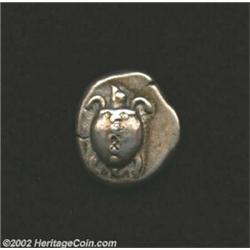 Aigina, Circa 540-456 B.C., AR stater (12.35 gm.), Sea turtle with row of dots on shell/Incuse with.