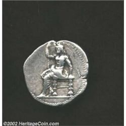 The East, Babylon, 311 - 280 BC, AR tetradrachm, (17.1 gm.). Baal seated left, holding a sceptre/A l