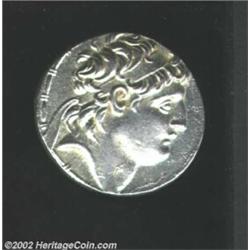 Syria, Kings of. Antiochos VII, Euergetes, 138-129 BC, AR tetradrachm. Diademed head of king right/A