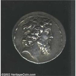 Seleukid Kingdom, Demetrios II, Nikator, 129-125 BC, AR tetradrachm, (16.5 gm.), His diademed and be