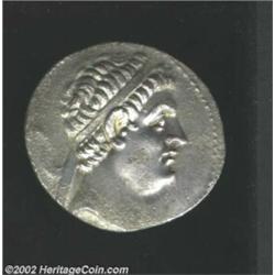 Bactria, Indo-Greek Kings of. Euthydemos I, ca. 230-190 BC, AR tetradrachm. Diademed head of king ri