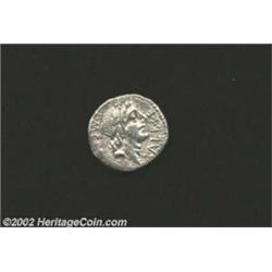 L. Caecilius Metellus, Circa 96 B.C., AR denarius (3.66 g). Laureate head of Apollo right/ Roma, sea