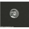 P. Galba, Circa 69 B.C., AR denarius (4.01 g). Veiled, draped bust of Vesta right/ Knife, simpulum a