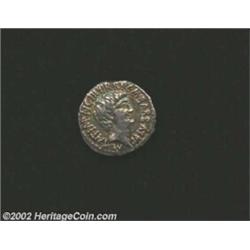 Marc Antony and Octavian, Circa 41 B.C., AR denarius (3.65 gm.), Bare head of Antony right/ Bare hea