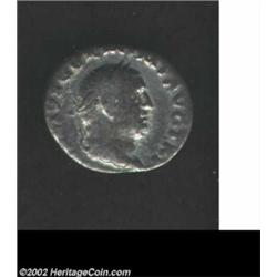 Lucius Vitellius, Died 52 AD, AR denarius, (2.7 gm.) Laureate head of Vitellius right/Laureate and d