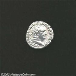 Vespasian, 69-79 A.D., AR denarius (3.00 g), 70 A.D., mint in Asia Minor right Laureate head right/.