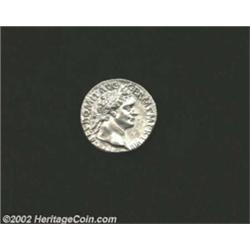 Domitian, 81-96 A.D., AR denarius (3.49 g), 89-90 A.D. Laureate head right/ Minerva, brandishing spe