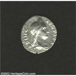 Sabina, wife of Hadrian, 117-138 A.D., AR denarius (3.23 g). Diademed, draped bust right/ Concordia,