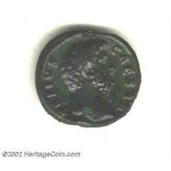 Aelius Caesar, 136-138 A.D., AE as (10.82 g). Bare head right/ Salus, holding patera, seated left fe