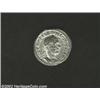 Macrinus, 217-218 AD, AR denarius, (2.7 gm.) Laureate, draped and cuirassed bust right/Jupiter stand