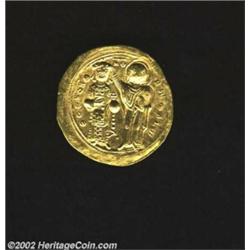 Romanus III, 1028-1034 A.D., AV histamenon nomisma (4.35 gm.), Constantinople mint. Christ enthroned