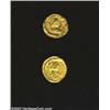 Byzantine GOLD tremissis lot, A 2-coin lot including Anastasius/Victory grading EF with wavy flan an