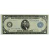 Image 1 : 1914 $5 FEDERAL RESERVE NOTE CHICAGO VF