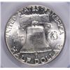 Image 3 : 1958 FRANKLIN HALF DOLLAR, PCGS MS-64  SOME TONING ON THE OBVERSE