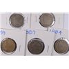 Image 1 : (5) V-NICKELS (83 N/C, 83 W/C, 84, 87, 89)